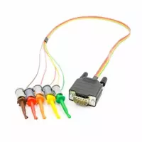 WA56012 9way D Plug with 5 Micro Grabbers